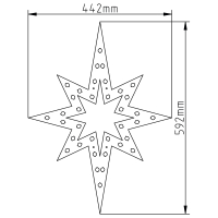 Stern von Bethlehem mittel