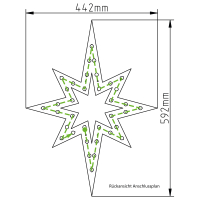 Stern von Bethlehem mittel