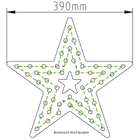 Weihnachtsstern mittel (innen offen)