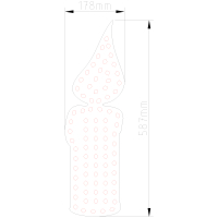 Weihnachtskerze mittel