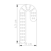 Weihnachtszuckerstange klein