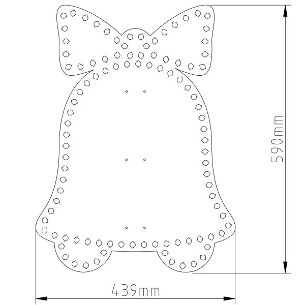mittlere animierte Weihnachtsglocke
