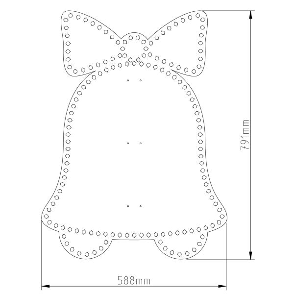 große animierte Weihnachtsglocke