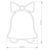große animierte Weihnachtsglocke