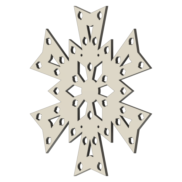 snowflake arrow (30 cm)