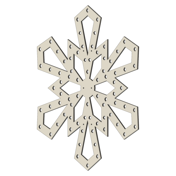 Schneeflocke Diamant (60 cm)