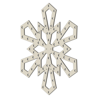 Schneeflocke Diamant (60 cm)