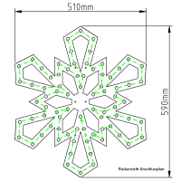 snowflake diamond (60 cm)