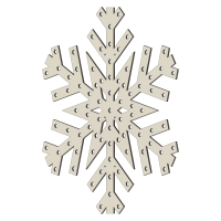 Fiocco di neve albero (60 cm)