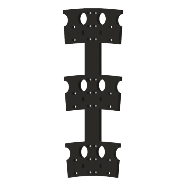 3er Verbinder für Bögen