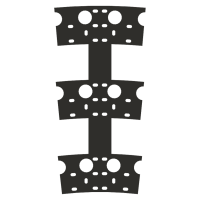 3er Verbinder für Bögen