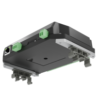Detalle del lado de conexiones del PixLite E16-S Mk3:...