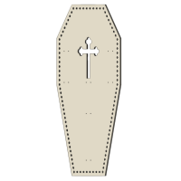 Coro plastic LED PIXEL holder Coffin
