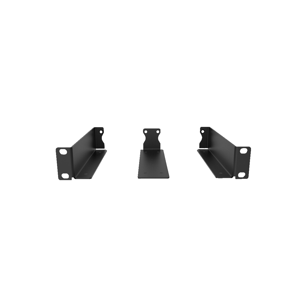 Kit de montage rack avec deux équerres extérieures et une pièce de liaison pour deux PixLite T8-S Mk3 côte à côte