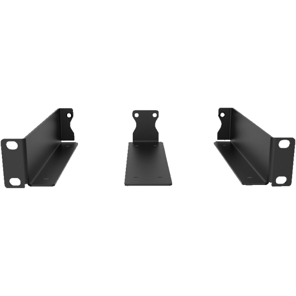 Kit de montage rack avec deux équerres extérieures et une pièce de liaison pour deux PixLite T8-S Mk3 côte à côte