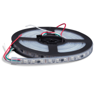 Tira de píxeles LED WS2811 en su bobina con cables...