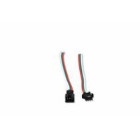 Cables de 3 polos con clavija y toma, hilos rojo, verde y...