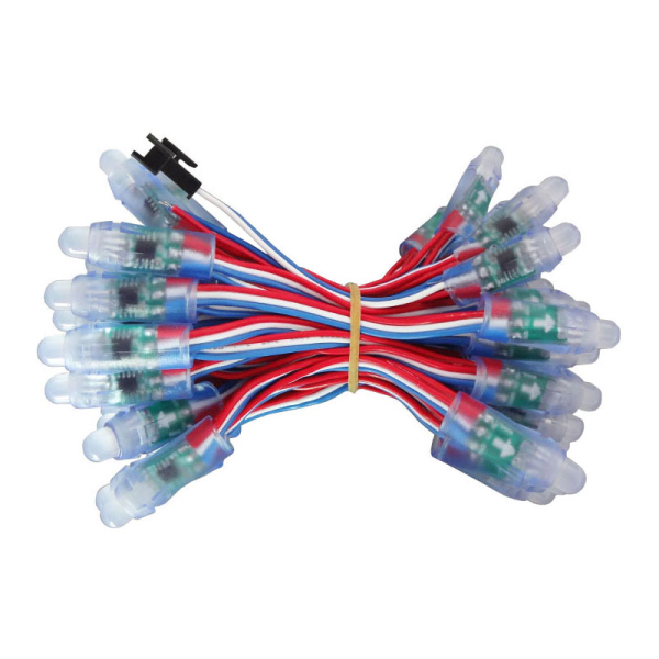 Stringa di pixel WS2811 RGB (12V) – 12 mm - 50 Pixels - JST-SM - Blu/Bianco/Rosso