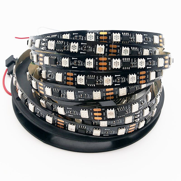 WS2811 LED 5 Meter Stripe Draufsicht