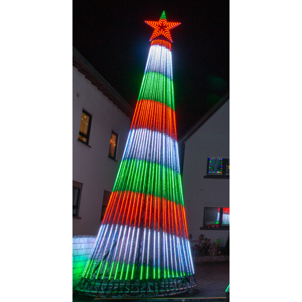 Kit Mega Tree de 6 metros con 14.400 píxeles WS2811