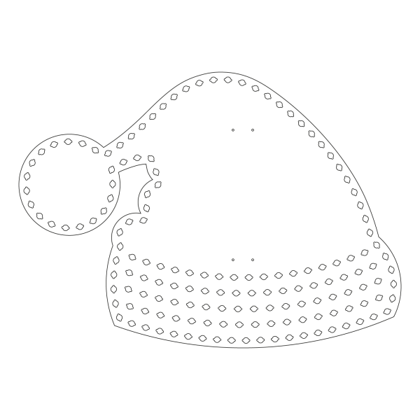 Weihnachtsmütze groß