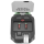 PixLite R2F-S von oben mit geschlossener Klappe, Klemmen +, CLK, DATA, − oben und Versorgung unten