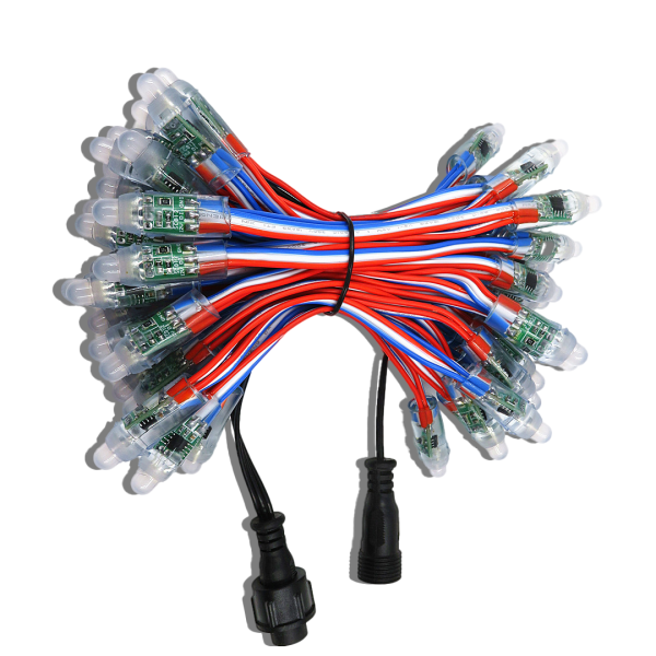 WS2811 RGB Pixelkette (12V) – 12 mm - 50 Pixel - xConnect® - Blau/Weiß/Rot