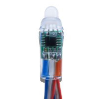 WS2811 RGB Pixelkette (12V) &ndash; 12 mm - 50 Pixel - xConnect&reg; - Blau/Wei&szlig;/Rot