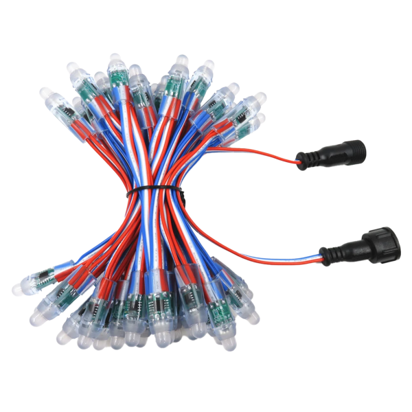 WS2811 pixelketting (5V) - 12 mm - 50 Pixels - xConnect® - Blauw/Wit/Rood