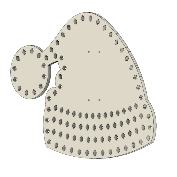 Weihnachtsmütze mittel